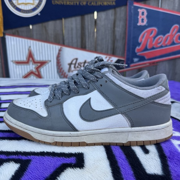 Size 6.5 - Dunk Low 'Reflective Grey' GS FV0374-100 NO BOX - Picture 1 of 8